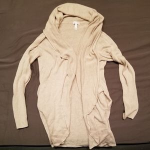 Leith cashmere cowlneck cardigan